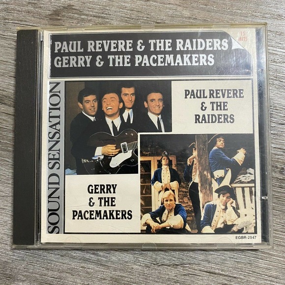 Other - PAUL REVERE & THE RAIDERS, GERRY & THE PACEMAKERS CD, 15 TRACKS IN SLIMLINE CASE